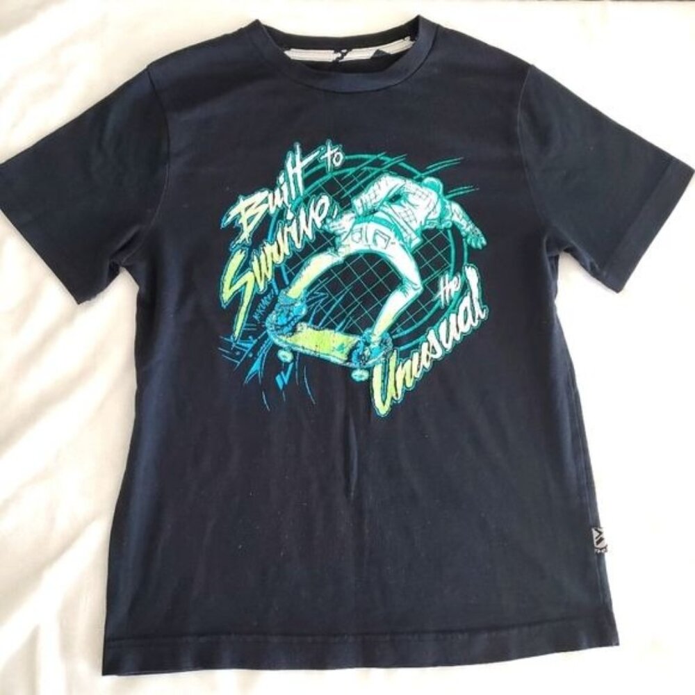 Shaun‎ White black shirt boys Medium (8-10) short sleeve graphic
